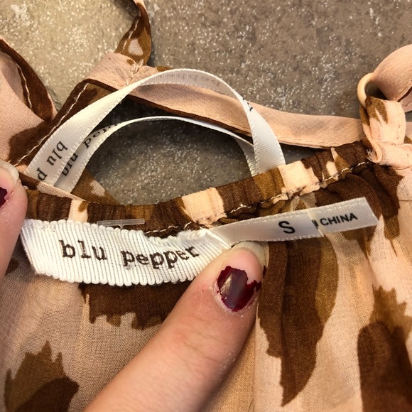 Blu Pepper pink leopard print tank - Picture 7 of 7